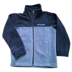 COLUMBIA Fleece Zip Down Jacket | size XXS